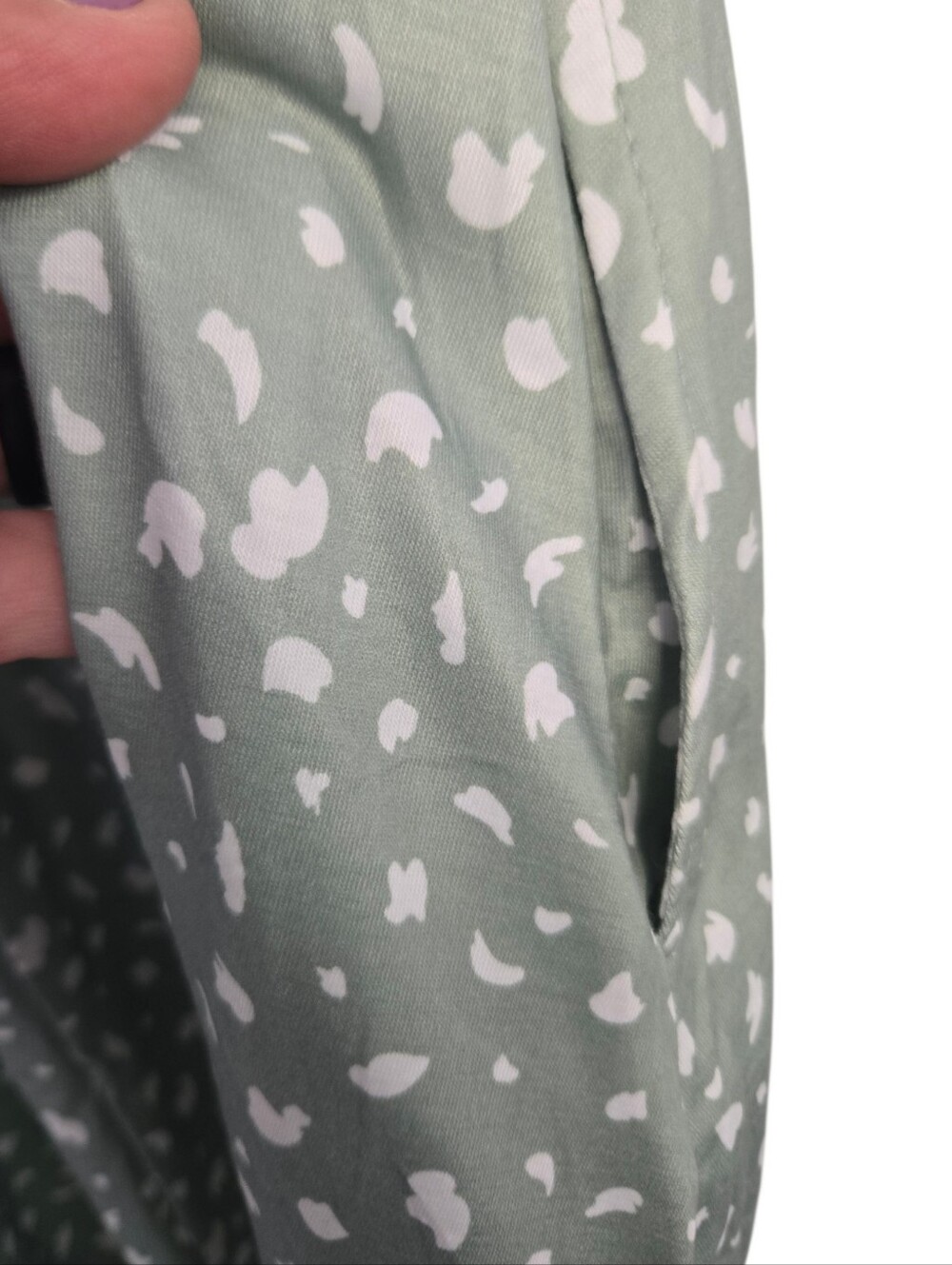 🌿 NWT Naggoo Sage Green Flutter Sleeve Mini Dress | Cottagecore | Pockets | Siz - Picture 5 of 6
